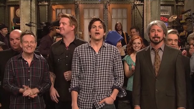 February 6 2010 Ashton Kutcher Them Crooked Vultures S35 E14 The One Snl A Day Project 9413